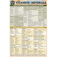 Vitamins & Minerals (Pocket-Sized Edition - 4x6 inches): a QuickStudy Laminated Reference Guide