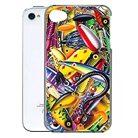 Kangaroo Lab 3D Fishing Lures iPhone 4/4s Case - Retail Packaging - Multicolor