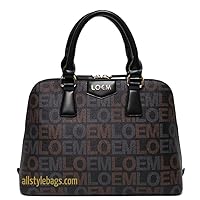 monogrammed Classic signature print trapezoid shoulder Bag handbag purse