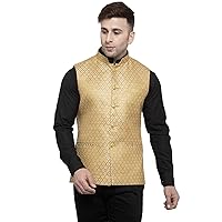 WINTAGE Men's Rayon Bandhgala Festive Nehru Jacket Waistcoat -8 Colors