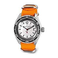 Vostok | Komandirskie 02K Automatic Self-Winding Russian Military Diver Wrist Watch | WR 200 m | Fashion | Business | Casual Men's Watches | Model 020739