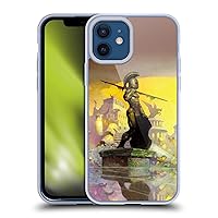 Head Case Designs Officially Licensed Frank Frazetta Atlantis Fantasy Soft Gel Case Compatible with Apple iPhone 12 / iPhone 12 Pro and Compatible with MagSafe Accessories