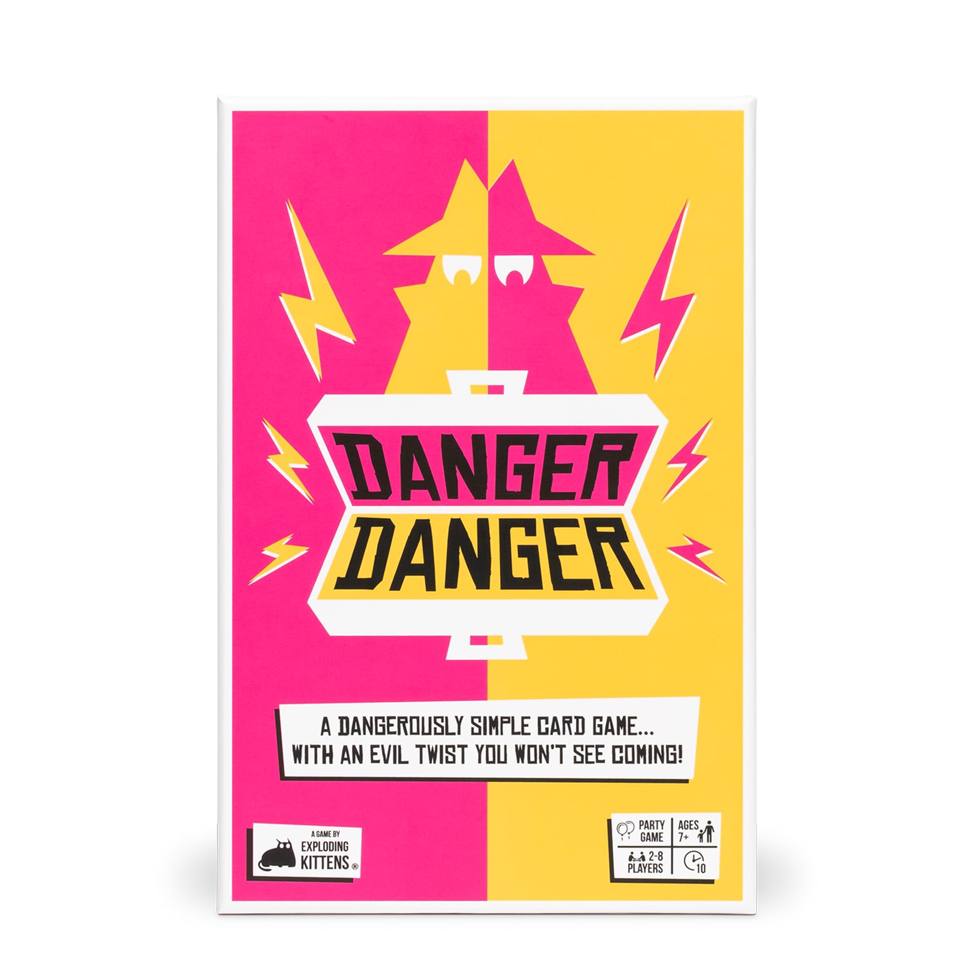 Danger Danger by Exploding Kittens: A 10 Minute Team Card Game - Outwit, Outplay, Outscore! | Ages 7+ | Family Card Game