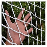 Indoor Multifunction White Child Protective Safety Net, Anti-Fall Climb Netting Decorative Fences Isolation Balcony Stairs Trampoline Wall Decor Net Garden Netting Rope Netting