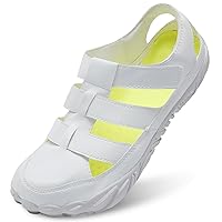 L-RUN Flat Sandals Barefoot Platform Shoes Athletic Sports Sandals Walking Shoes for Women Men Indoor Outdoor Sneaker