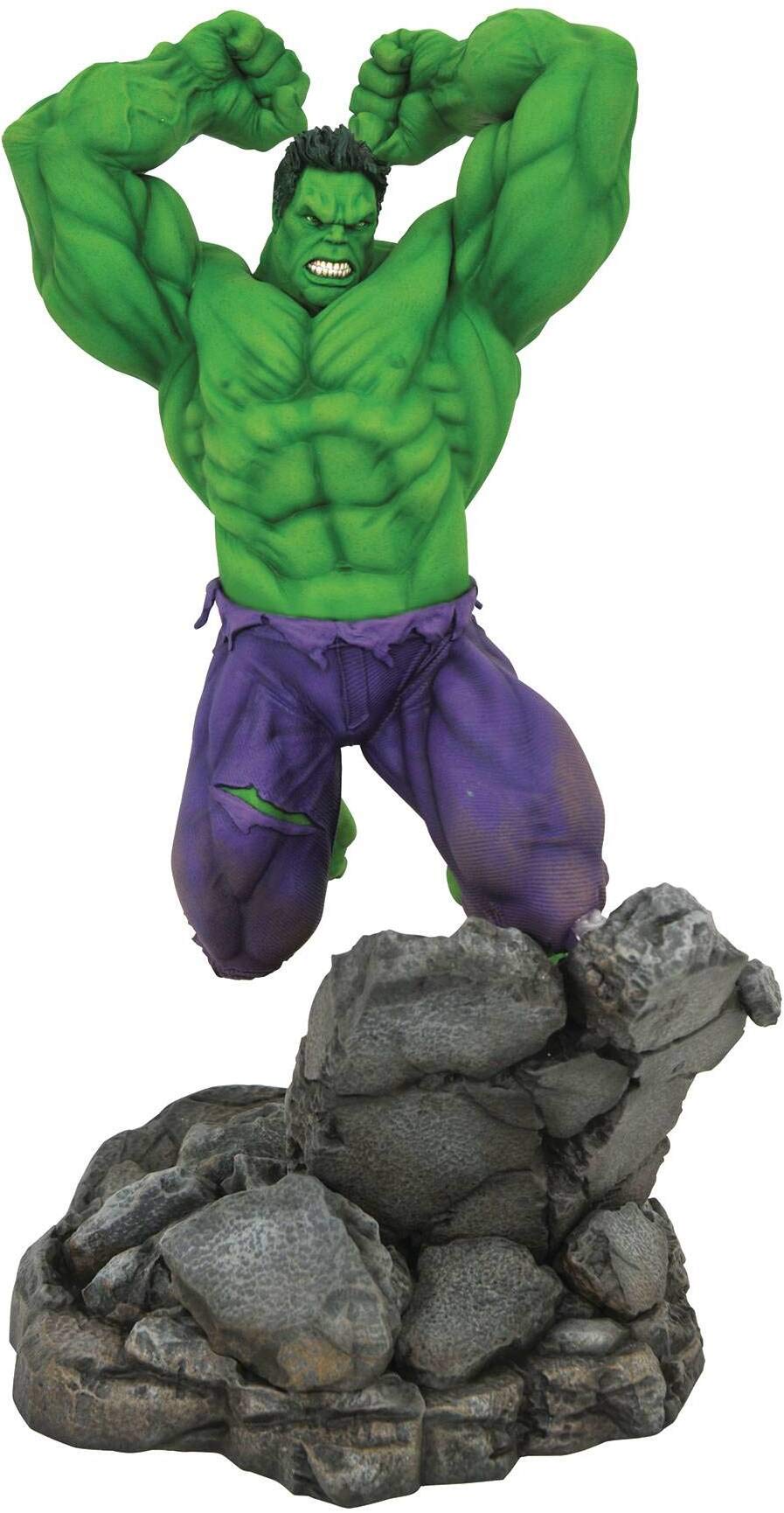 Marvel Premier Collection: The Hulk Statue, Multicolor, 17 inches