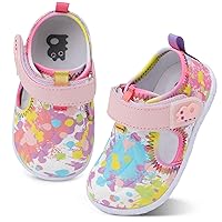 Besroad Toddler Sneakers Boys Girls Breathable Lightweight Walking Shoes Kids Running Athletic Tennis Non-Slip Daily Shoes Sandals…