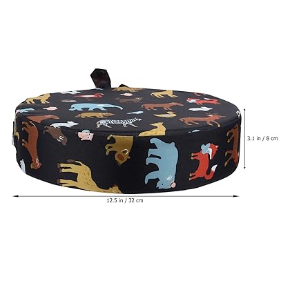 Toddmomy Chair Increasing Cushion Round Dining Chair Booster Seat Pad Dismountable Highchair Booster Cushion for Baby Kids Toddlers