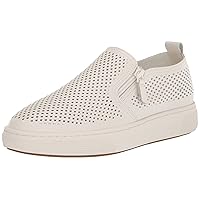 Propét Womens Kate Sneaker, White, 8.5 Wide US