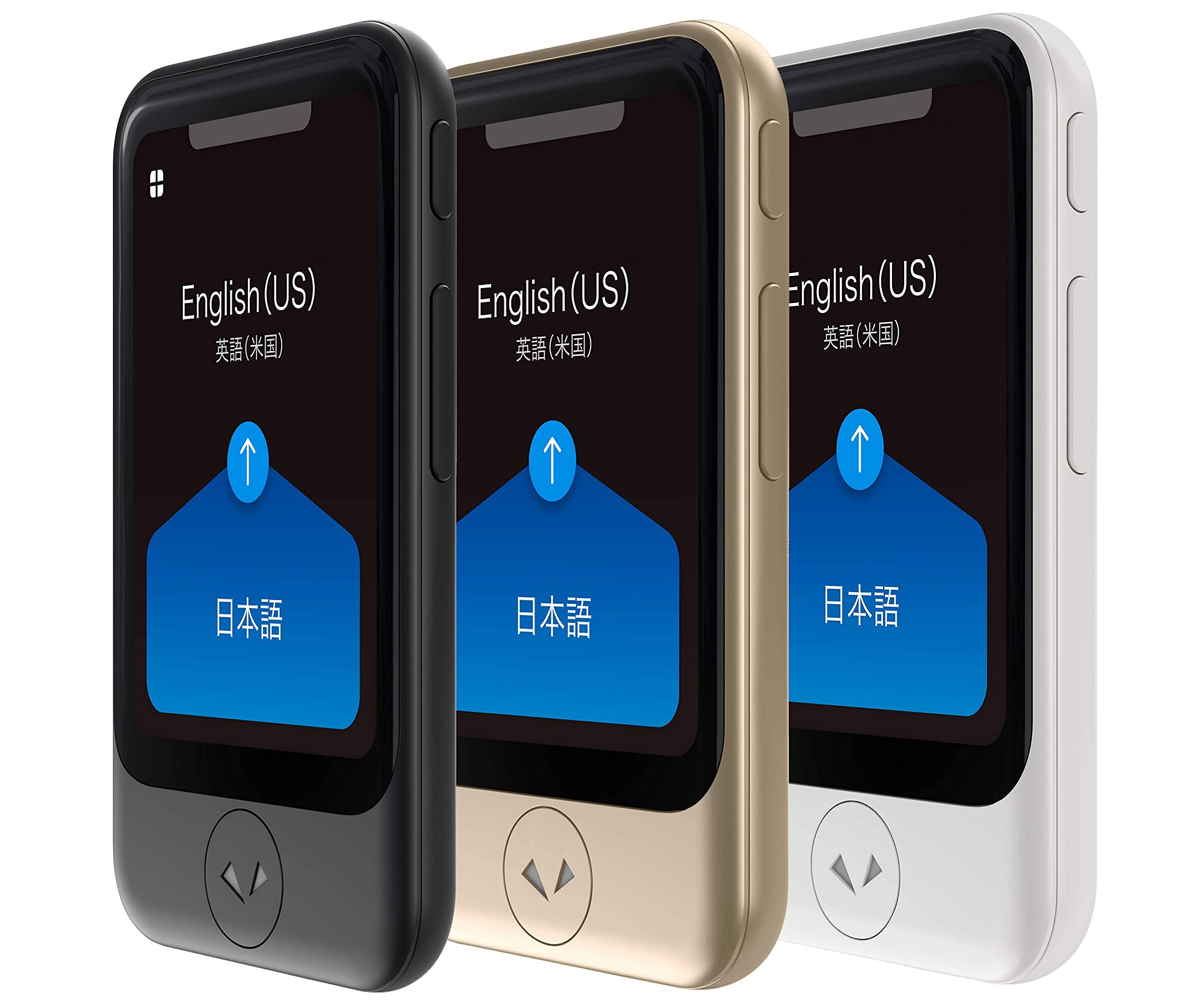 Pocketalk Model S Real Time Two-Way 82 Language Voice Translator with 2 Year Built-in Data and Text-to-Translate Camera & HIPAA Compliant/Black