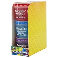 Crayola Bath Slime 6 Piece Set, Soaps with Slime Texture & Consistency, Multi Color Glitter Fresh Fruity Scented Child’s Bath Soap 6 Pack / 3.6 oz Each