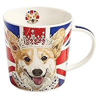 Paperproducts Design Gift-Boxed Mug, Royal Corgi