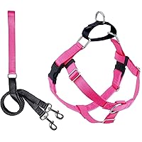 2 Hounds Design Freedom No Pull Dog Harness | Comfortable Control for Easy Walking |Adjustable Dog Harness and Leash Set | Small, Medium & Large Dogs | Made in USA | Solid Colors | 1
