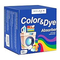 Color Absorber Laundry Sheets 120 Count, Dye Catcher to Prevent Clothes from Smearing, Fragrance Free Color Trapping Sheets for Home School or Apartment