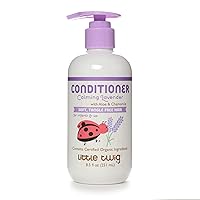 Little Twig Detangling Conditioner, Natural Conditioner with Plant Derived Formula, Hair Conditioner with Essential Oils and Extracts, Suitable for Whole Family, Lavender, 8.5 fl oz.