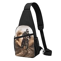 Sling Bag Crossbody for Women Fanny Pack Motocross Chest Bag Daypack for Hiking Travel Waist Bag