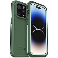 OtterBox FRĒ Series Waterproof Case with MagSafe (Designed by LifeProof) for iPhone 14 Pro (ONLY) - DAUNTLESS (Green)