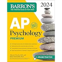 AP Psychology Premium, 2024: Comprehensive Review With 6 Practice Tests + an Online Timed Test Option (Barron's AP Prep) AP Psychology Premium, 2024: Comprehensive Review With 6 Practice Tests + an Online Timed Test Option (Barron's AP Prep) Paperback Kindle Spiral-bound