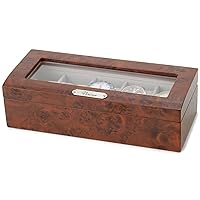 SUNBRAND 189962 Wooden Watch Storage Case for 5P