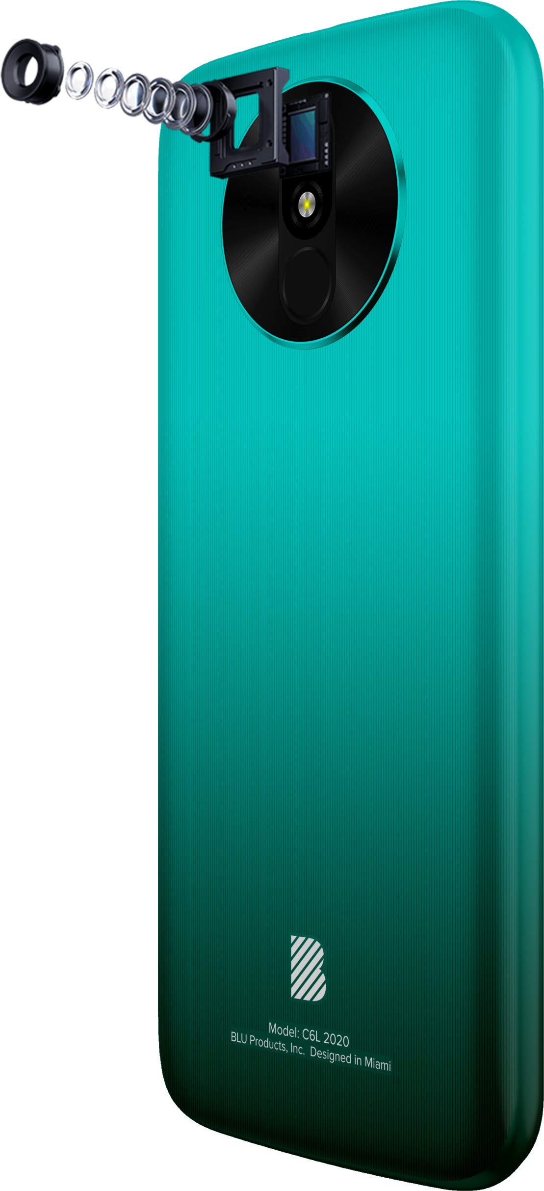 BLU C6L 2020 C0090WW 16GB GSM Unlocked Android Smart Phone - Green