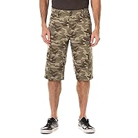 George Men's Messenger Longer Length | Cotton Fabric| Relaxed Fit Cargo Shorts