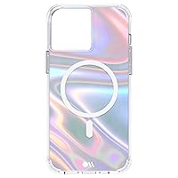 Case-Mate iPhone 13 Pro Max Case [10ft Drop Protection] [Compatible with MagSafe] Soap Bubble Phone Case for iPhone 13 Pro Max - Luxury Iridescent Swirl Effect, Slim, Shock Absorbing, Anti Scratch