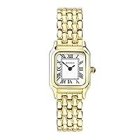 Sekonda Monica Ladies 20mm Quartz Watch in White with Analogue Display, and Gold Alloy Strap 40144