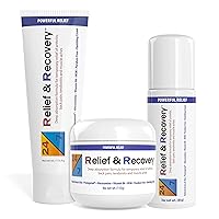 24/7 Topical Cream Kit - Jar, Tube and Roll On