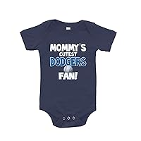 Baby's Mommy's Cutest Dodgers Fan Bodysuit, Baby Dodgers Fan