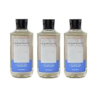 Bath & Body Works Men's Collection Clean Slate 3-in-1 Hair, Face & Body Wash 3 Pack Bundle - 10 fl oz / 295 mL each