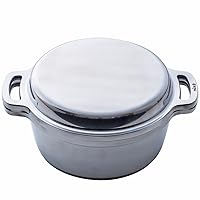 HAL Musui 600033 King Waterless Pot (R) 20, Two-Handled Pot, 7.9 inches (20 cm), Anhydrous Cooking, 8-in-1 Pot, Made in Japan