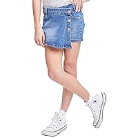 YMI Girls 3-Button Asymemetric Skort is Both Stylish and Comfortable