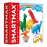 SMARTMAX - My First Dinosaurs, Magnetic Discovery Play Set, 14 Pieces, 1-5 Years