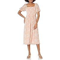 Tommy Hilfiger Women's Nantucket Blossom Puff Sleeve Maxi Dress