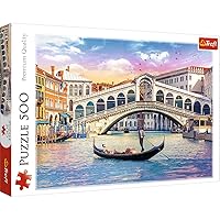 Trefl Rialto Bridge, Venice 500 Piece Jigsaw Puzzle Red 19