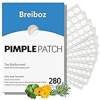 Day and Night Acne Pimple Patches for Face Invisible Spot Patches for Covering Zits and Blemishes with Tea Tree, Salicylic Acid & Cica Oil-280 Patches,5 Size,2 Thickness…