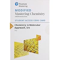 Chemistry: A Molecular Approach -- Modified Mastering Chemistry with Pearson eText Access Code