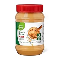 Amazon Fresh, Creamy Peanut Butter, 16 Oz (Previously Happy Belly, Packaging May Vary)