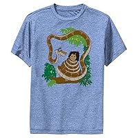 Disney Jungle Book Snake in The Tree-Dsjb00fmsc Boys Short Sleeve Tee Shirt