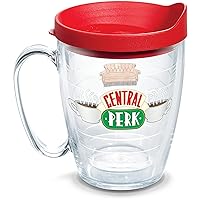 Warner Brothers - Friends Central Perk Insulated Tumbler 16oz Mug Clear