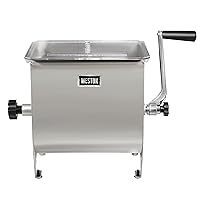 Weston Stainless Steel Meat Mixer, 22-Pound (36-1901), Silver