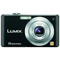 Panasonic Lumix DMC-FS15 12MP Digital Camera with 5x MEGA Optical Image Stabilized Zoom and 2.7 inch LCD (Black)