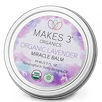 Organic Miracle Body Balm, Lavender, 2 Fluid Ounce