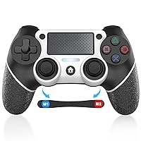 AantnaSR for PS4 Controller Wireless, with USB Cable,600mAh Battery,Dual Vibration,6-Axis Motion Control,3.5mm Audio Jack,Multi Touch Pad,Share Button, PS4 Controller Compatible with PS4/Slim/Pro/PC