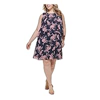 Tommy Hilfiger Women's Plus Size Trapeze Dress