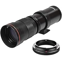 High-Power 420-800mm f/8.3 HD Manual Telephoto Lens for Nikon DSLR