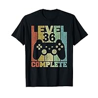 Level 36 Complete 36 Years Birthday Gift for Men and Women T-Shirt