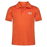 Under Armour Boys' Short Sleeve Ua Match Polo Collared Shirt, Chest Logo, Soft & Comfortable