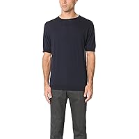 John Smedley Men's Belden T-Shirt, Blue