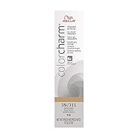 WELLA Color Charm Permanent Gel, Hair Color for Gray Coverage, 3N Dark Brown
